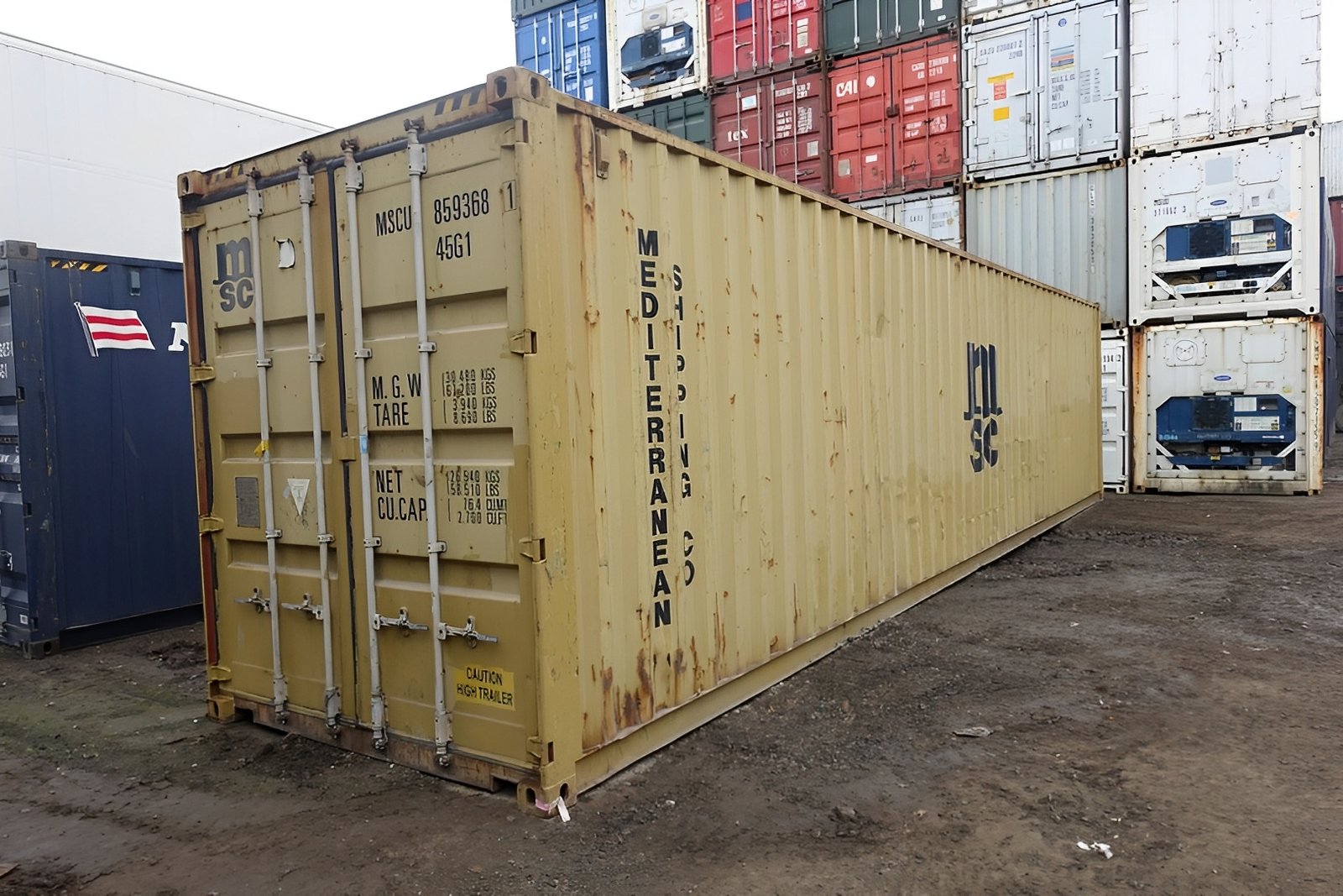 40Ft-Used-Shipping-Container-High-Cube.jpg 40Ft X 8Ft Used Shipping Container High Cube - Image 1