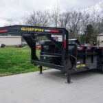 Hydraulic 7’x16′ 2ft Side Gooseneck Dump Trailer (2) 7K Axles